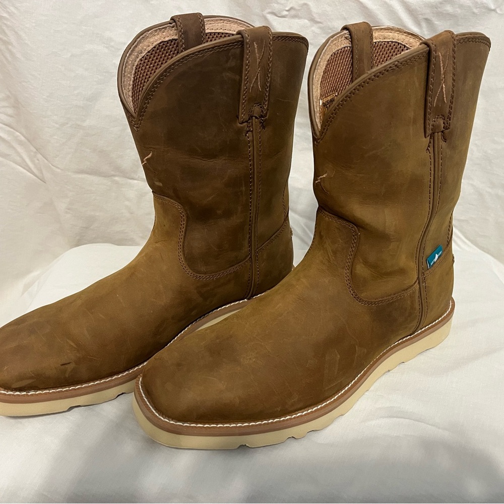 Twisted X Distressed Saddle work boots